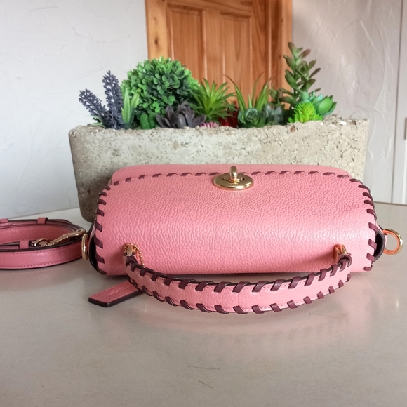 Coach Bags Coach Marlie Top Handle Satchel W Whipstitch Leather